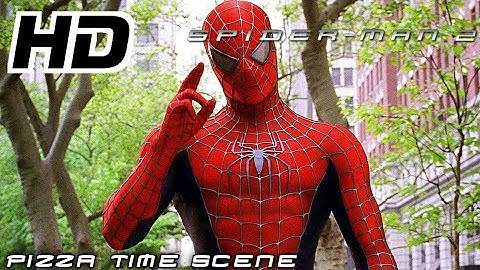 Spider-Man 2 (2004) | Pizza Time Scene HD