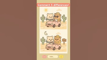 Can you find all the differences #189 | #shorts #findthedifference #puzzle