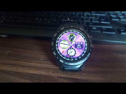 Ozon  purple - clock skin watch face for Android smartwatch