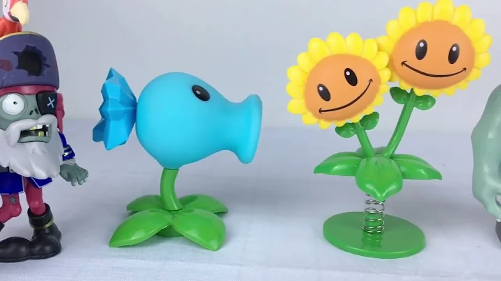 植物大戰殭屍玩具開箱，雙胞向日葵寒冰射手太陽神殭屍海盜船長殭屍噴射器殭屍鐵桶殭屍路障殭屍牛仔殭屍死神殭屍 - 天天要聞