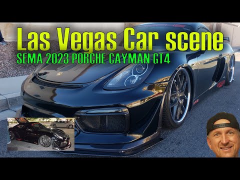 LAS VEGAS CAR MEET SICK WHIPS (RARE PORSCHE GT4RS SEMA 2023 BUILD) 🔥