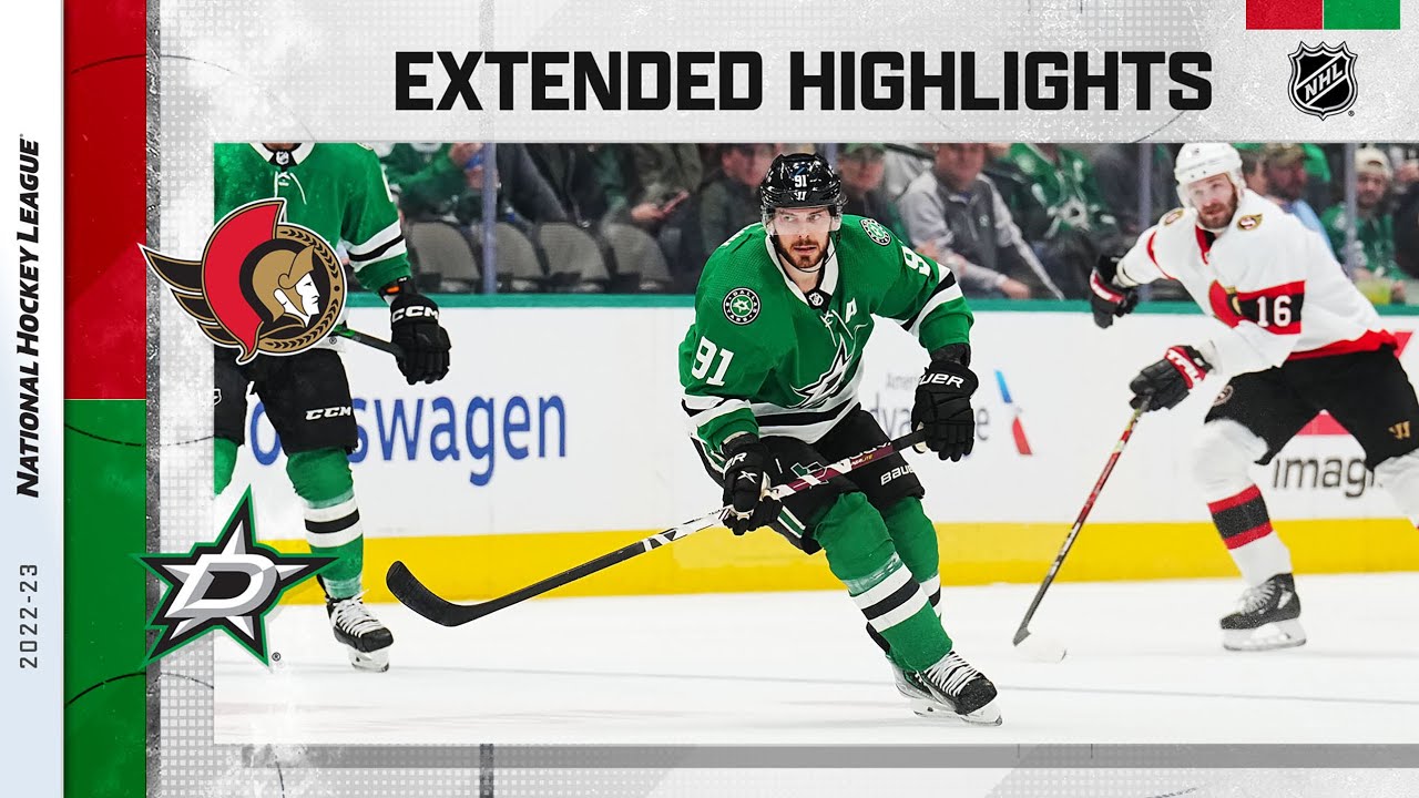 Ottawa Senators vs. Dallas Stars Dec 8, 2022 HIGHLIGHTS