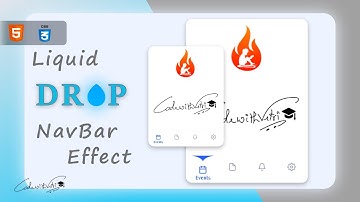 Liquid Tab bar animation | Simple CSS Animations