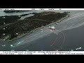 Film fra kystverkets overvkningsfly viii  skipskollisjon utenfor sture 13112018