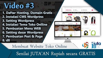 #3 Tutorial Membuat website Toko Online Professional (eCommerce)| Untuk Pemula (2020)