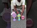 Big Fan vs 3 Mini Fan testing and boxing #toys #shortsvideo