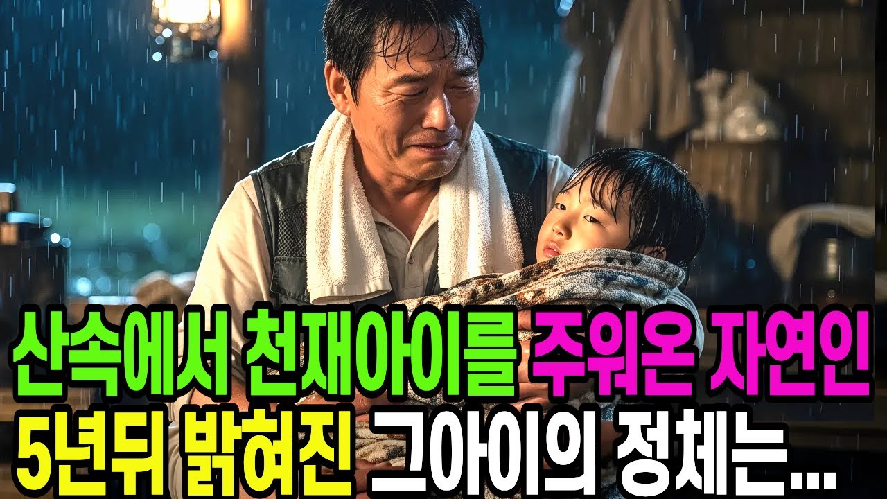 산속에 버려진 천재아이를 주워온 자연인, 5년뒤 그아이의 정체에 모두 경악하는데...