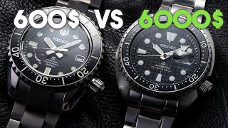 Un Reloj De $ 600 Contra Uno De $ 6,000: ¿Cuál Es La Diferencia? | Seiko King Turtle Vs Seiko LX