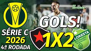 [Série C '26] 4ª Rodada | Botafogo/PB 1 X 2 Floresta/CE | GOLS! | TV ARTILHEIRO