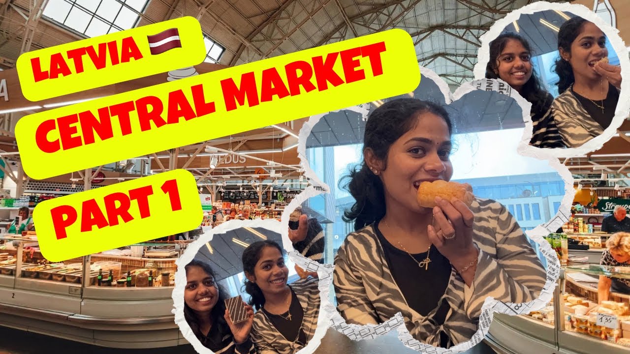 🇱🇻 லாட்வியா சென்ட்ரல் மார்க்கெட் | பகுதி 1 | 100 ஆண்டுகள் பழமையான மார்க்கெட்