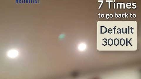 3CCT LED Slim Panel 4-Inch (Wall Switch Flick Mechanism)