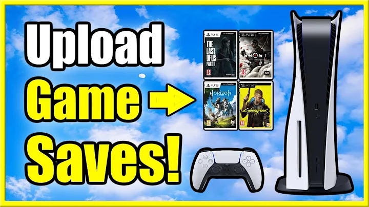 How to UPLOAD Saved Data on PS5 to Cloud Storage! (Back up Games Fast!)
