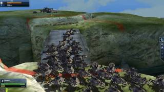 Supreme Commander 2 Megalith Zerg Pathfinding Demo