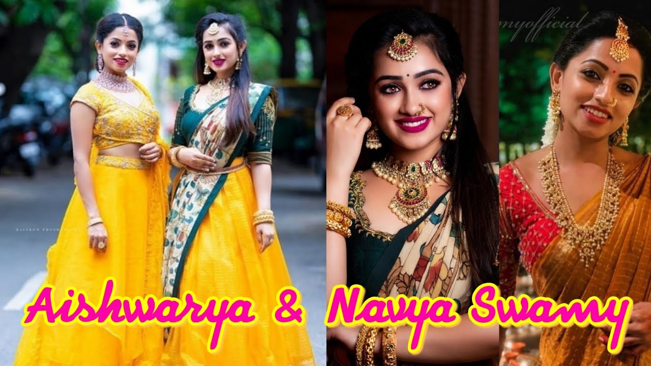 vadina tho Navya Swamy|| Aishwarya and Navya Swamy photos|| Trendy Stars||  - YouTube