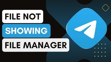 How To Fix Telegram Files Not Showing In File Manager Android !