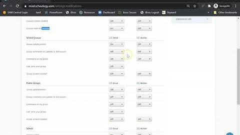Student Schoology Notifications