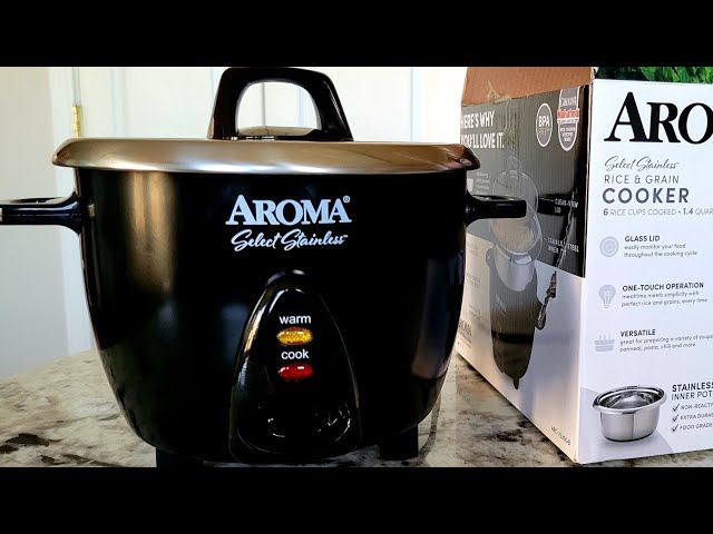 Aroma Select Stainless 10 Cup Rice Cooker Steamer