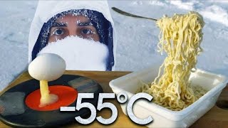 8 Amazing Experiments at -55 °C (The coldest city in the world: Yakutsk)