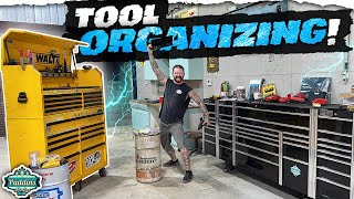 Trying to organize tools AND buying what we need!