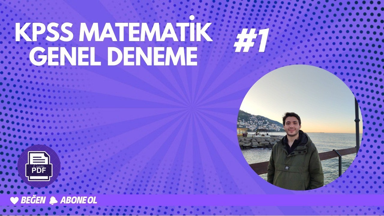 KPSS 2026 MATEMATİK GENEL DENEME #1 (+PDF) #kpss #kpss2026 #mebags #ales #dgs #matematik