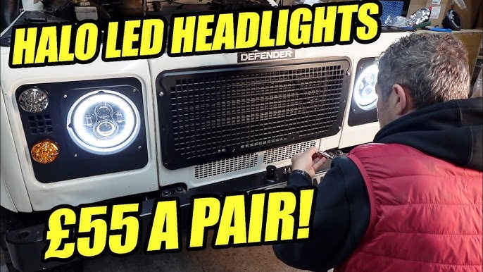 How to fit new headlights to the Land Rover Defender 