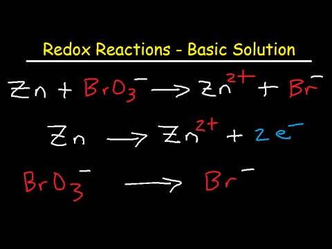 How To Balance Redox Equations In Basic Solution