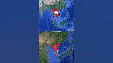 Evolution of Thailand & South Korea, North Korea #maps #history #historymap