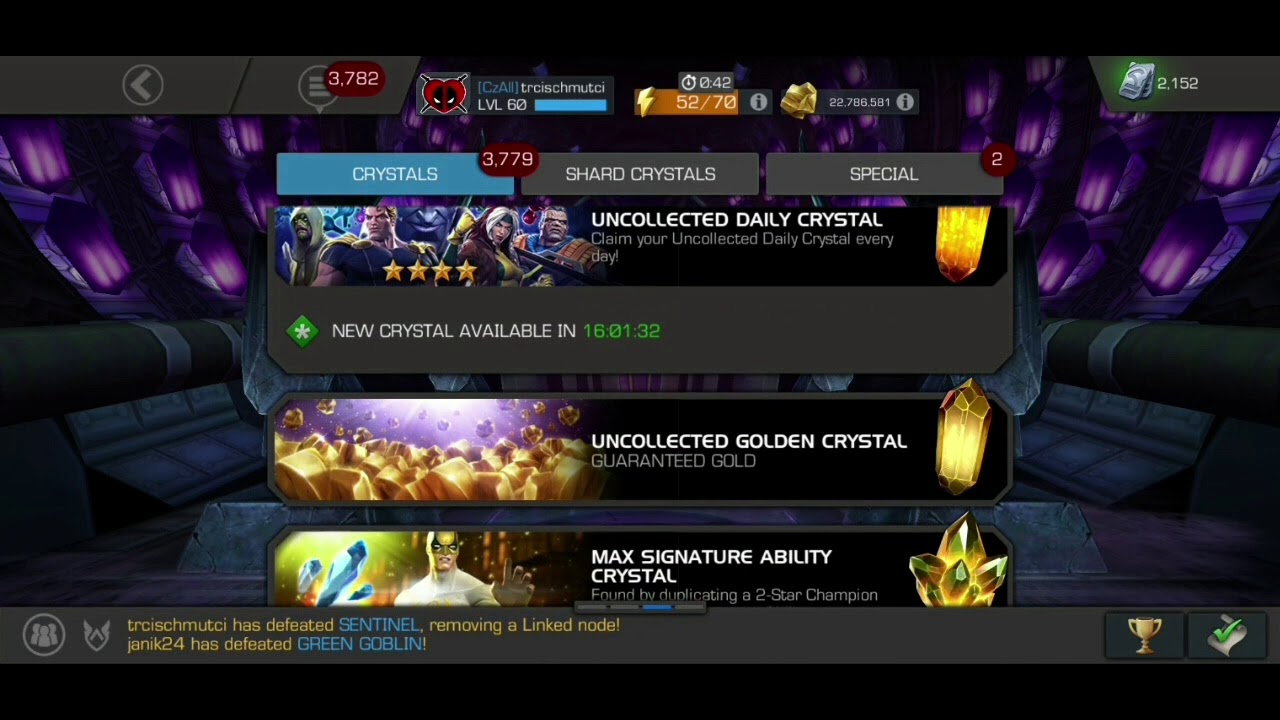 1 Million Battle Chips 100 Uncollected Arena Crystals Opening #3 | Marvel Contest Of Champions