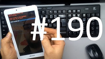 Archos 70c Xenon 3G Hard Reset (как сбросить планшет)