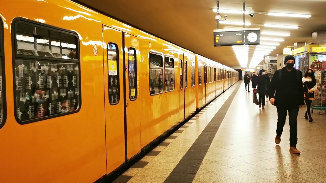 U-Bahn Berlin Mitfahrt im F84 mit Durchgang 2770/2771 auf der U9!!
