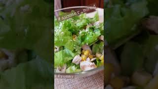 #youtubeshorts #shorts #yummy summer salad's recipe  салат с куриной грудкой 