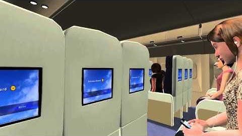 Example of a virtual environment used in Virtual Reality Exposure Therapy for Fear of Flying