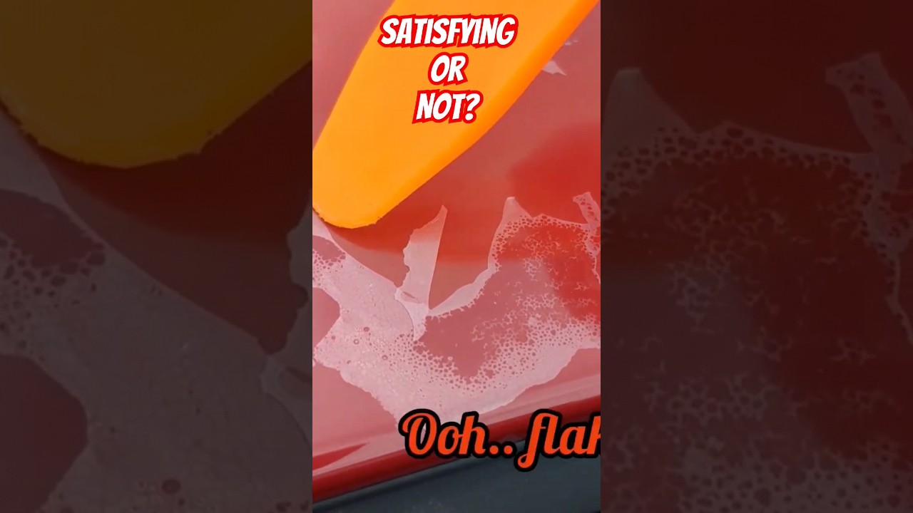 ASMR lacquer peeling 