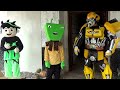 BoBoiBoy Duri, Adu Du & Transformer Bumblebee COSPLAY GOYANG BEBAS DJ SPONGEBOB SQUAREPANTS