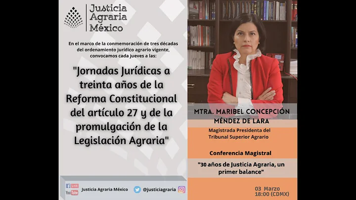 Conferencia Magistral Magistrada Maribel Concepcin...