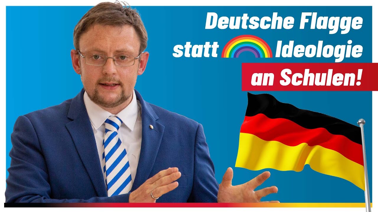 AfD-Antrag: Deutsche Flagge statt Regenbogen-Ideologie an Schulen