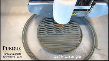 3D printed cement paste with Bouligand architecture (15° pitch angle)
