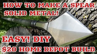 How To Make A Spear - Spear Making Tutorial How To Make A Spear - Spear Making Tutorial