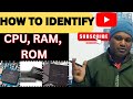 How to Identify CPU, RAM & ROM in Mobile Motherboard | Clearly Explained | Bangla