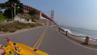 GoCar to Golden Gate bridge | San Francisco | 360 | GoPro Fusion screenshot 4