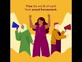 Time to end sexual harassment in the world of work, ILO says