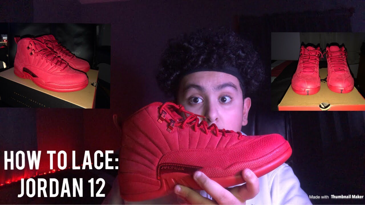 How To Lace:Jordan 12+We Hit 300 Subscribers!! - YouTube