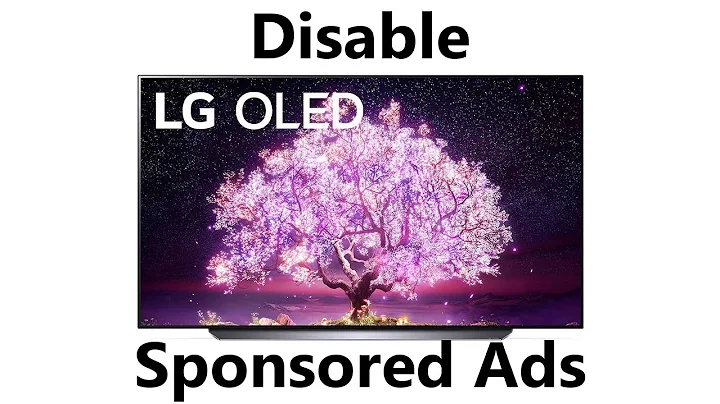 How To Turn Off Sponsored Advertisements On LG Smart TV Home Screen