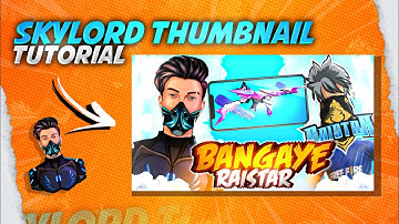 how to make thumbnail like skylord on android | skylord Thumbnail Tutorial | prince abhi yt