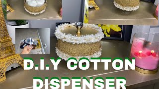 DIY| DOLLAR TREE COTTON DISPENSER