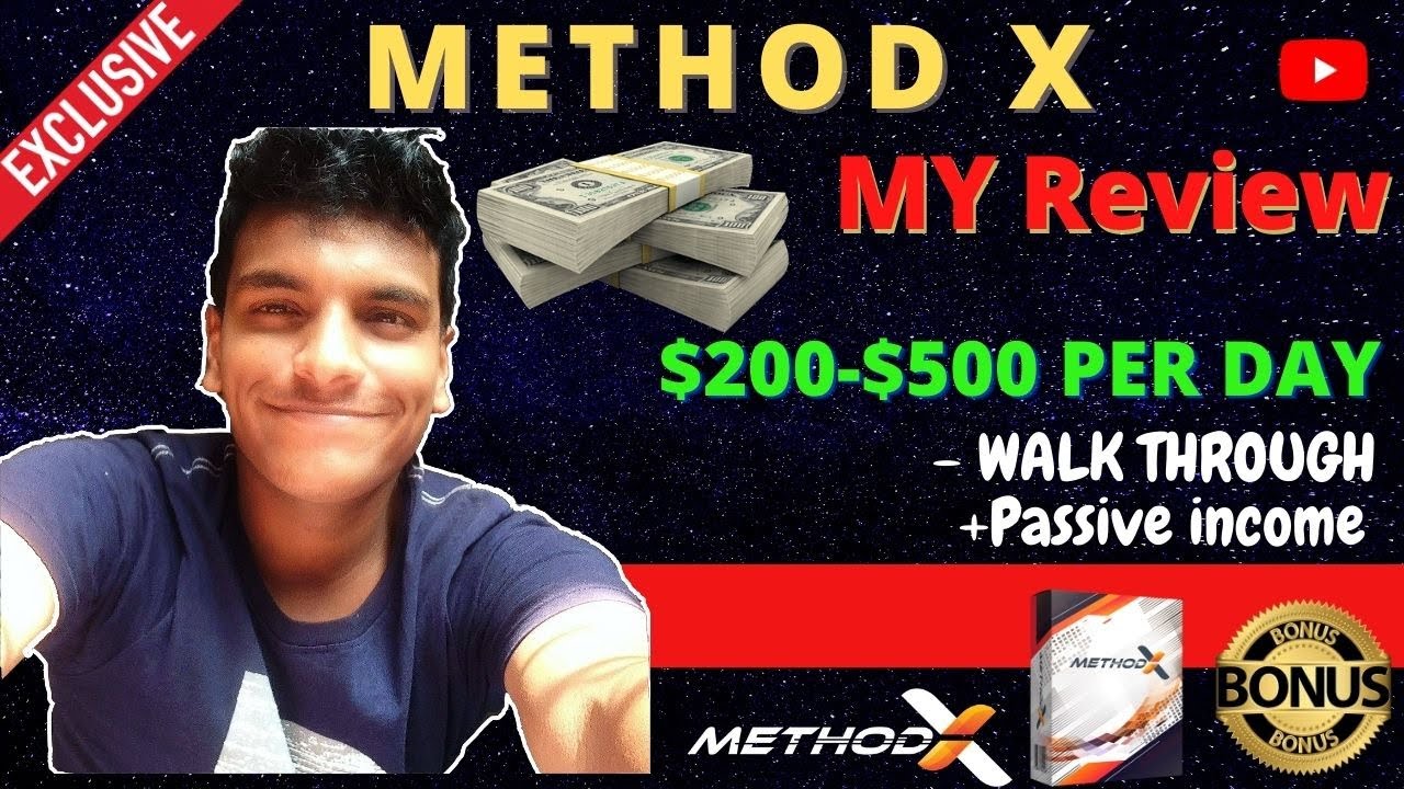 Method X Review🚫Demo🚫 DO NOT BUY! WITHOUT MY BONUSES🚫 Passive Income🚫 $200 - $500 A DAY🚫