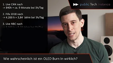 Wie lange darf ich einen OLED am Tag laufen lassen?