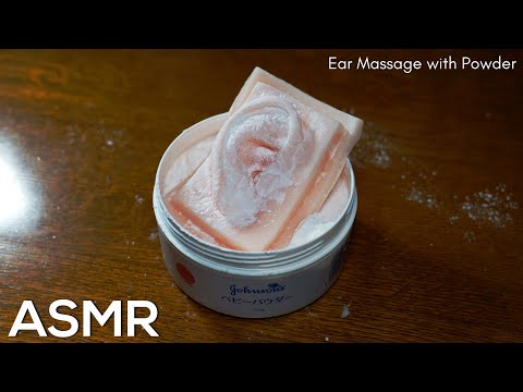ASMR Ear Massage with Powder | Guaranteed 99.9% sleep (No Talking)