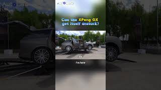 Can the XPeng GX get itself unstuck?#xpenggx #xpeng