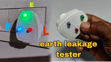 Earth leakage tester Electronics project|phase neutral earth testing tool making